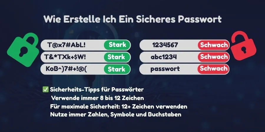 Sicheres Passwort erstellen